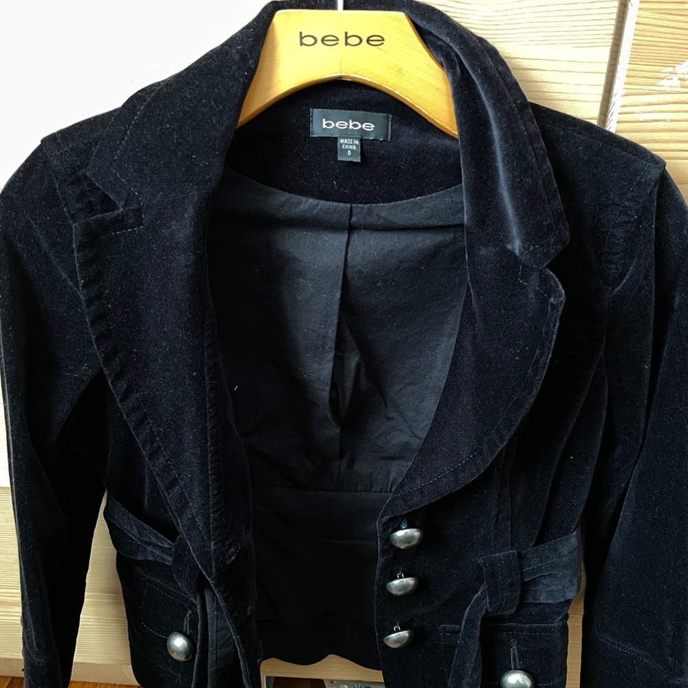 bebe Velvet Jacket